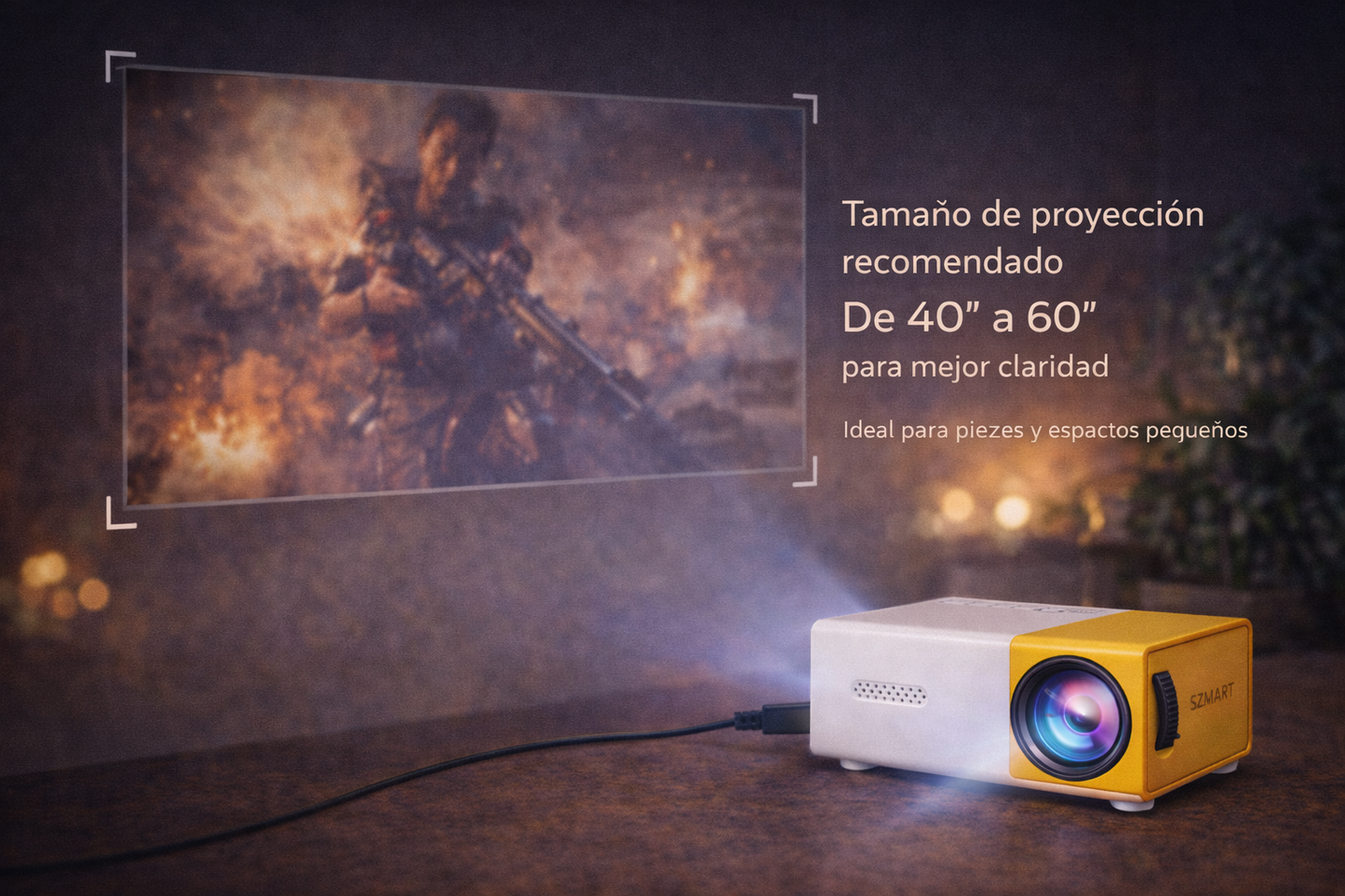 Tu cine en casa portátil